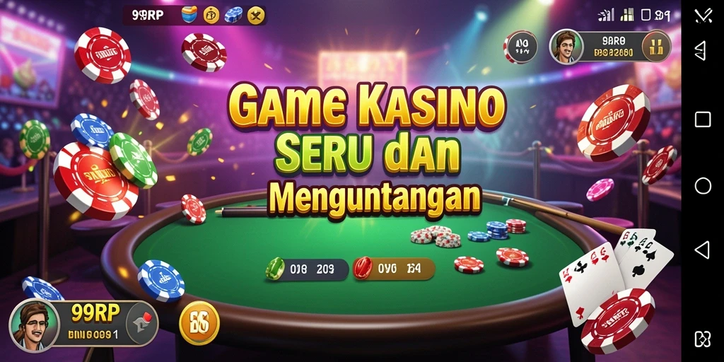 Screenshot gameplay Kasino penuh aksi dari 99RP.