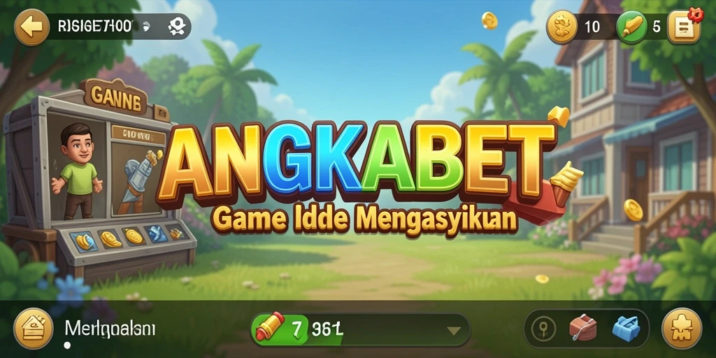 Tampilan gameplay seru dan mengasyikkan dalam ANGKABET.