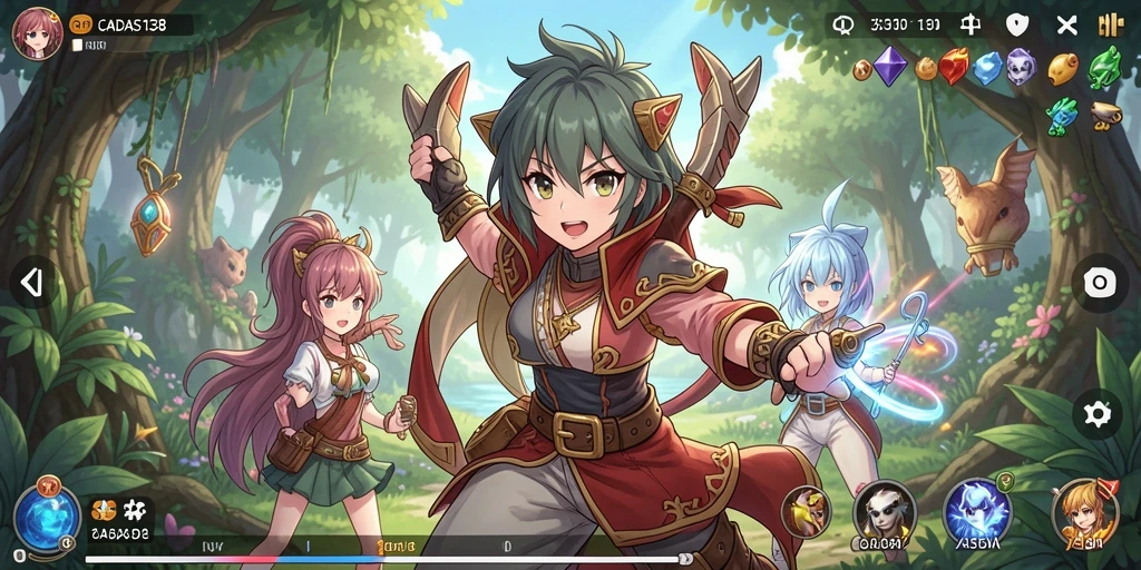 Tampilan gameplay yang seru dan dinamis dari CADAS138.