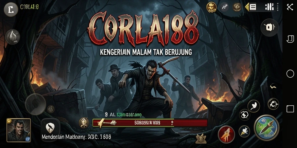 Screenshot gameplay CORLA188 yang menampilkan kengerian yang mendalam.