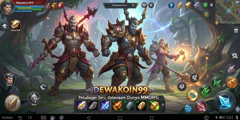 Tampilan menarik dari gameplay seru DEWAKOIN99.