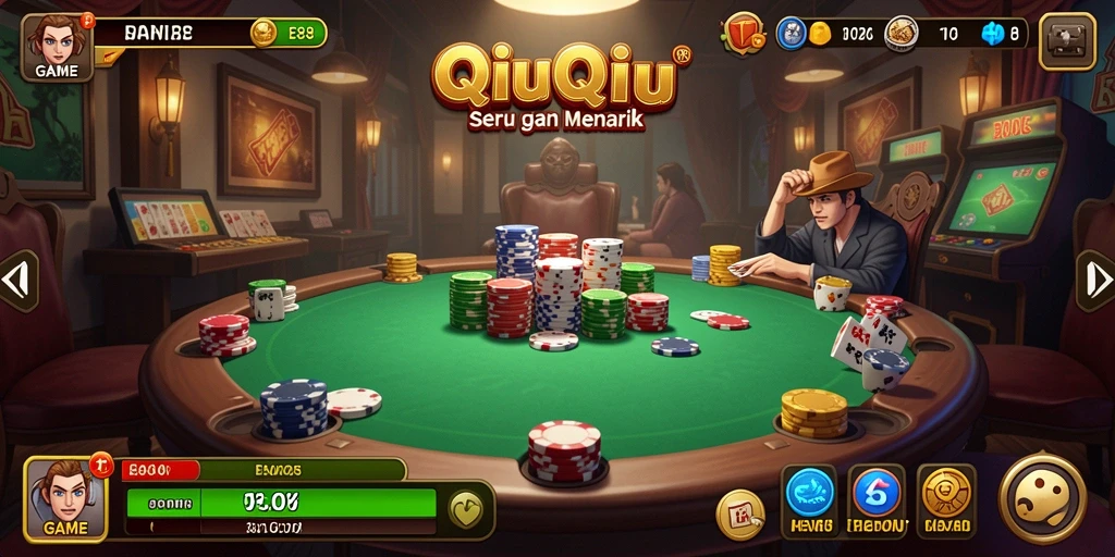 Screenshot E88 menampilkan pertempuran QiuQiu yang intens.