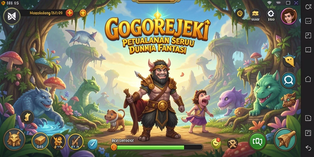 Tangkapan layar GOGOREJEKI menunjukkan aksi mendebarkan dalam gameplay petualangan.