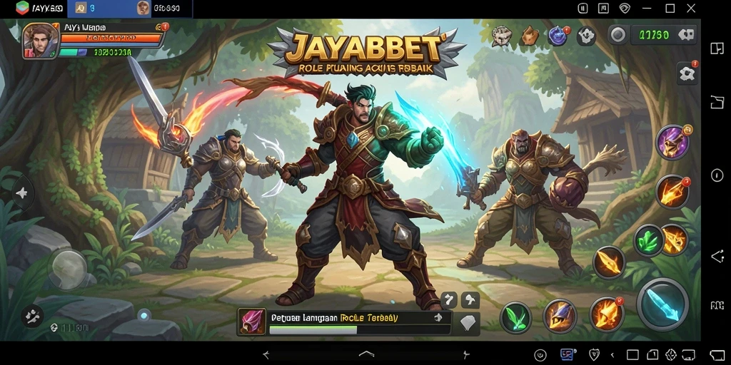 Screenshot JAYABET menampilkan aksi seru dalam gameplay ARPG.