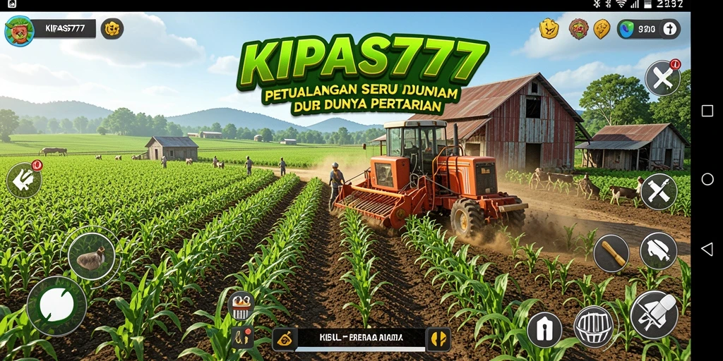 Tampilan gameplay KIPAS777 yang memukau dalam dunia pertanian.