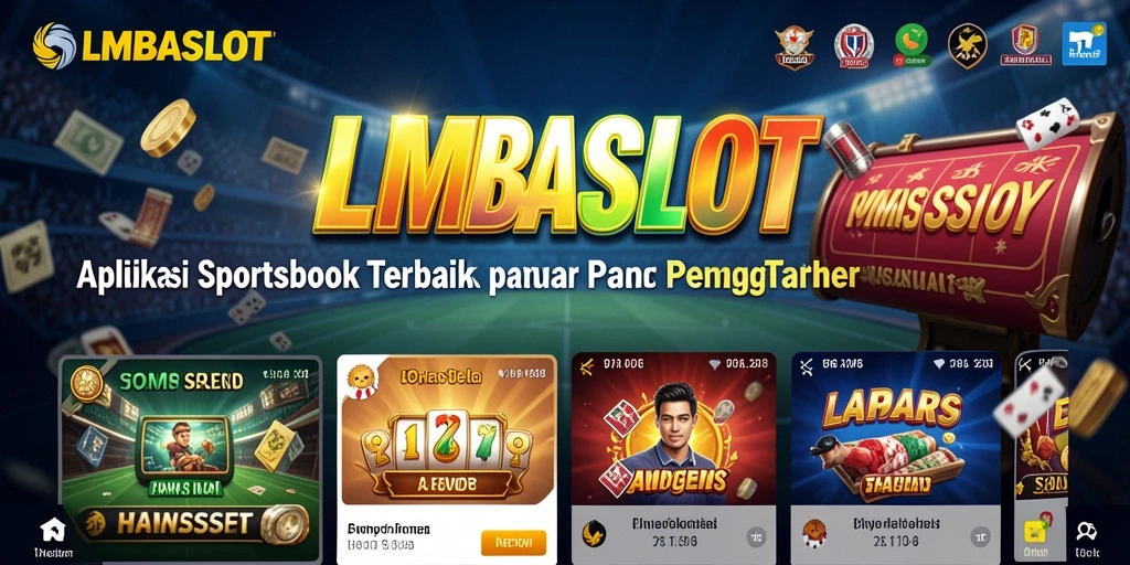 Tampilan gameplay menarik dari LMBASLOT dengan berbagai pilihan taruhan.