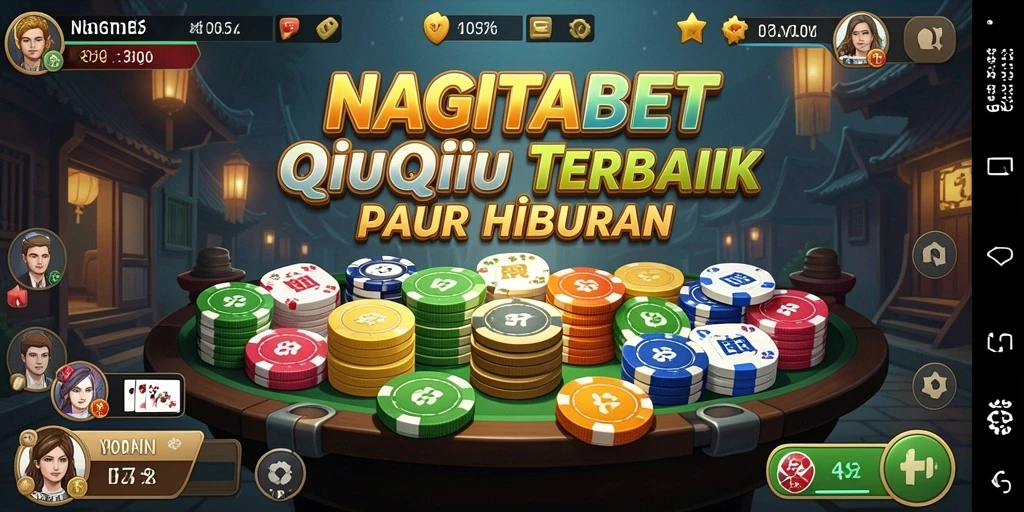 Gameplay QiuQiu yang seru di NAGITABET.