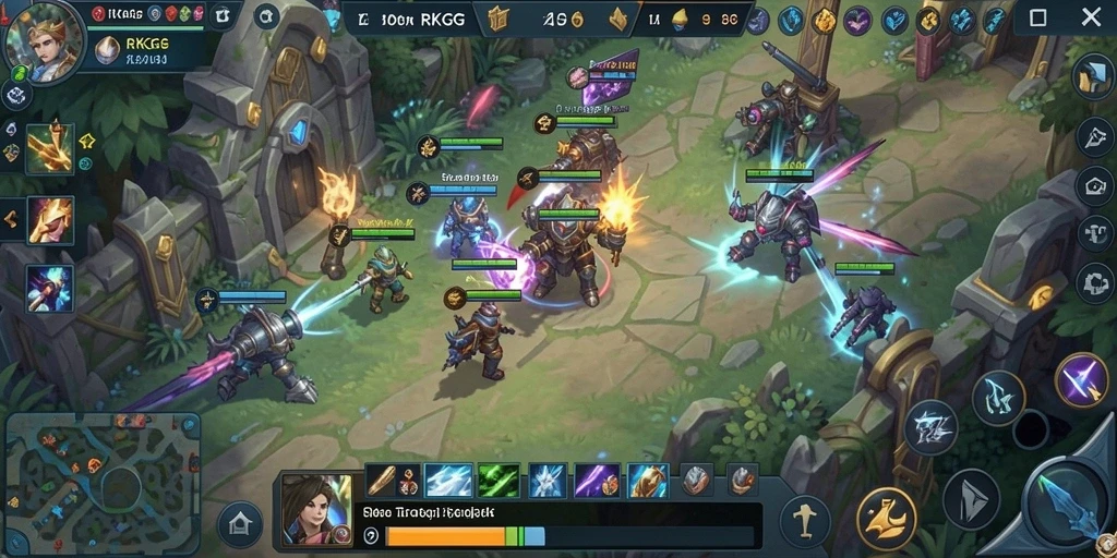 Tampilan gameplay RKGG yang menarik dan seru dalam genre SLG.