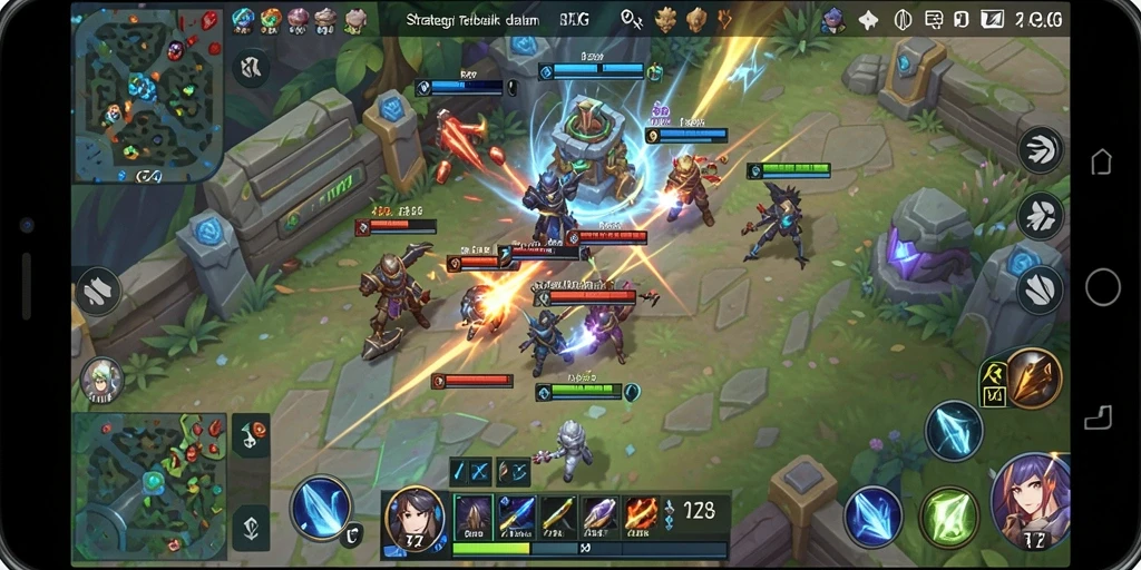 Tampilan gameplay menakjubkan dari RTZZ dengan pertempuran SLG yang seru.