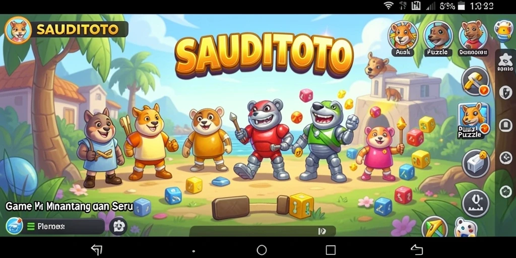 Tampilan gameplay menantang dari SAUDITOTO yang menarik perhatian.