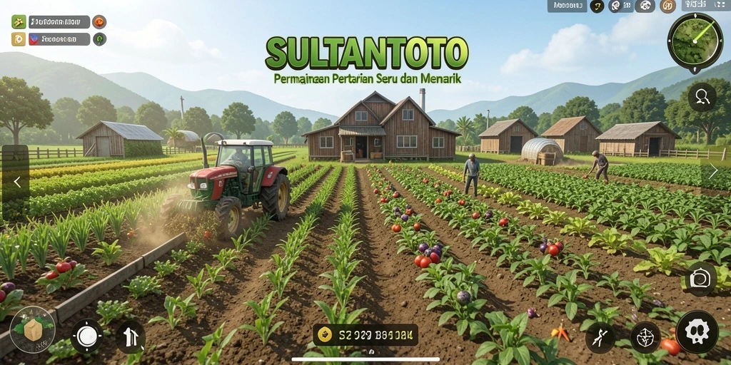 Tampilan gameplay SULTANTOTO menampilkan keseruan bertani yang menanti.