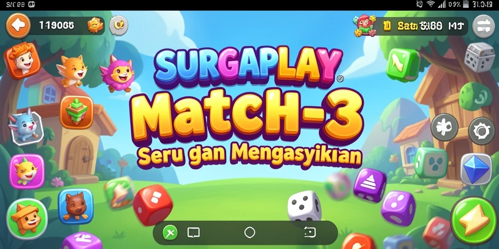 Gameplay seru dan penuh warna dari SURGAPLAY.