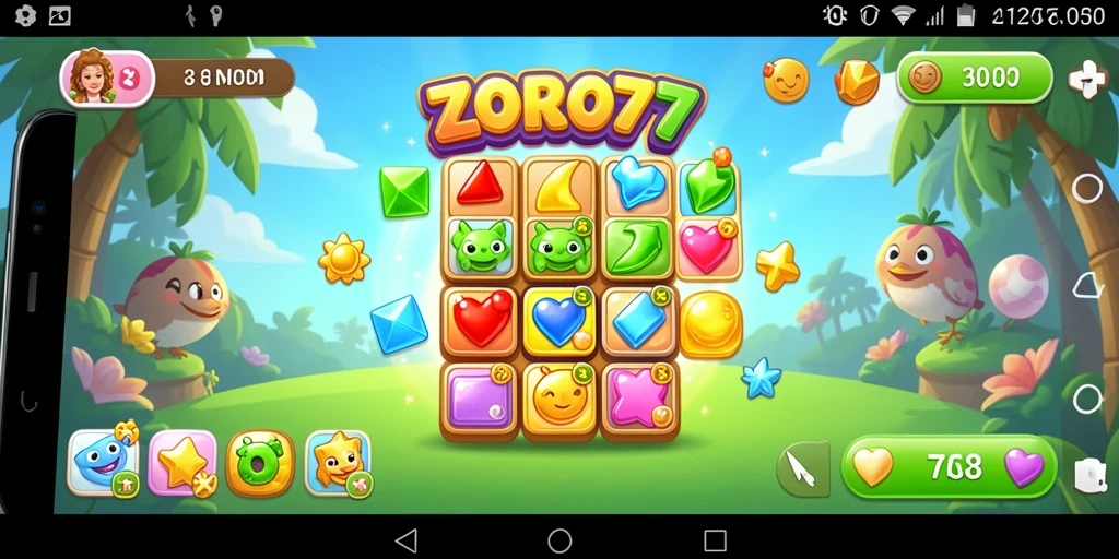 Tampilan gameplay ZORO77 yang menantang dan menarik.